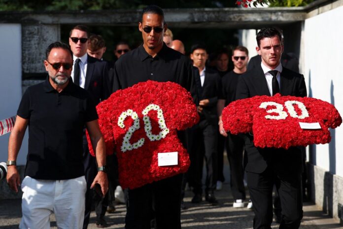 Family and Liverpool Players Gather for Funeral of Diogo Jota and André Silva in Heartbreaking Farewell